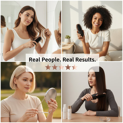 New Wireless Straightening Comb Portable USB Charging Hair Straightener Brush Heating Plates Comb for Smooth Styling Hair Styler - AliExpress 66