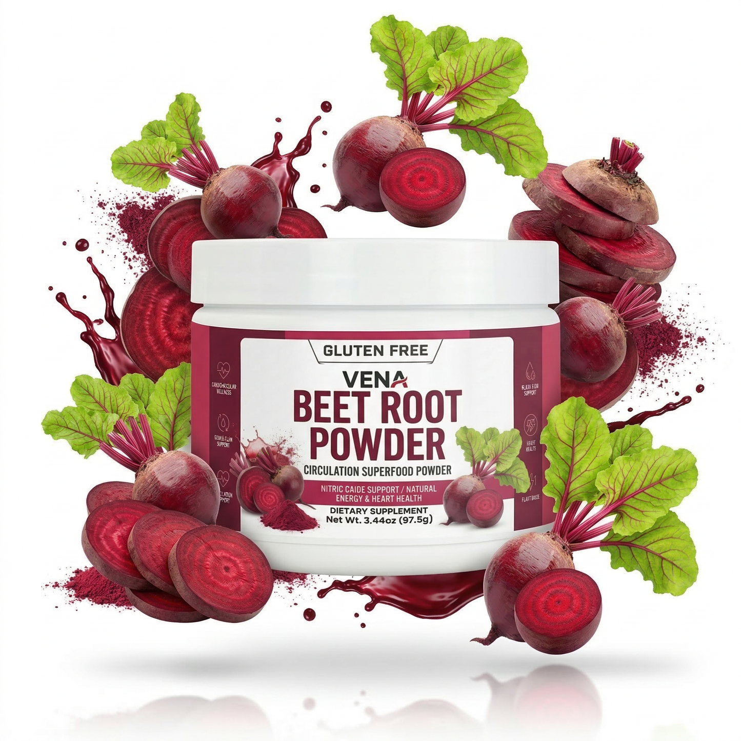 VENA Gluton Free Organic Beetroot Powder